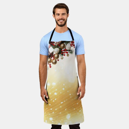 Chocolade Snoep Kerst Vakantie Schort (Gedragen)