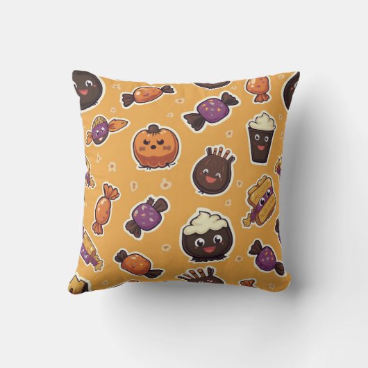 Chocolade snoep kussens (Achterkant)