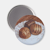 Chocolade Snoep magneet (Voorkant / Achterkant)