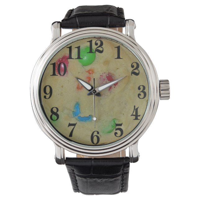 Chocolade Snoep Piece Fun Novelty Watch Horloge (Voorkant)