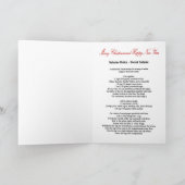 Chocolade Snoep Recept voor Kerst Feestdagen Kaart (Binnen)