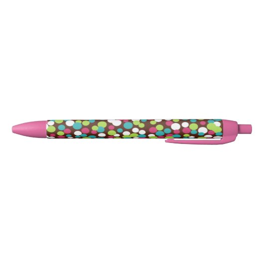 Chocolade Snoep Stippen Schrijfpen Zwarte Inkt Pen (Bodem)