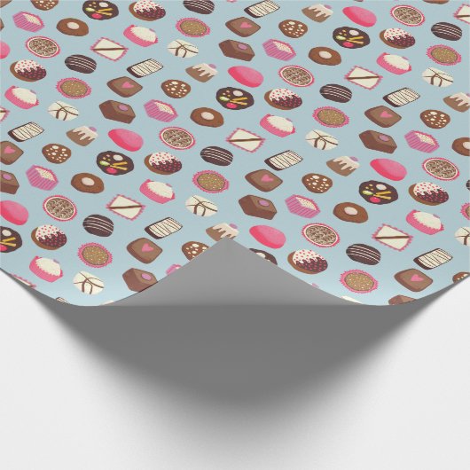 Chocolade Snoep suikergoed Cadeaupapier (Hoek)