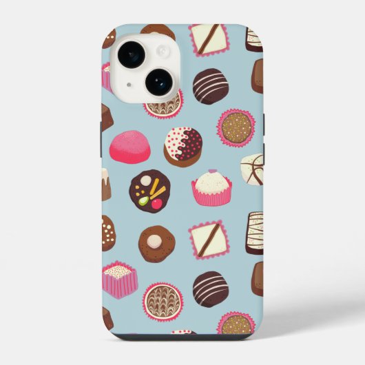 Chocolade Snoep suikergoed iPhone Hoesje (Achterkant)