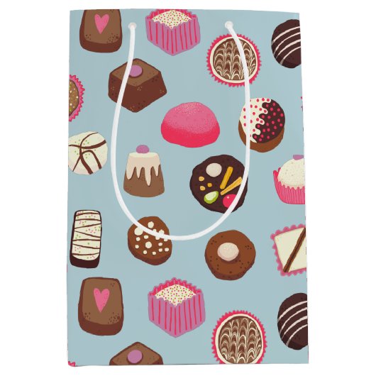 Chocolade Snoep suikergoed Medium Cadeauzakje (Voorkant)