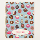 Chocolade Snoep suikerwerk Aangepaste naam Planner (Voorkant)