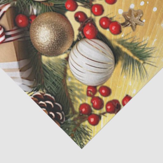 Chocolade Snoep vakantie tissuepapier (Detail)