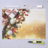 Chocolade Snoep vakantie tissuepapier (Craft)