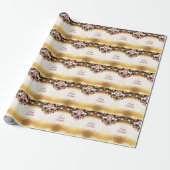 Chocolade Snoep wrapping papier (Uitgerold)