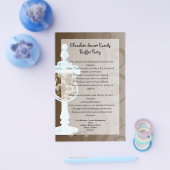 Chocolade Snoepbuffetbar, Urn van Snoepjes Flyer (Enkel)