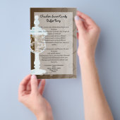 Chocolade Snoepbuffetbar, Urn van Snoepjes Flyer (Hand)