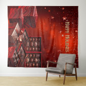 Chocolade Snoepgoed Holiday Achtergrond Wandkleed (In Situ (horizontaal))