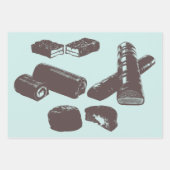 Chocolade Snoepgoed zoetwaren Gebak Traktaties Voe Inpakpapier Vel (Voorkant 3)