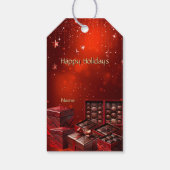 Chocolade Snoepjes Cadeaubijsluiter Cadeaulabel (Achterkant)