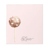 Chocolade Snoepjes Liefde Notitieblok (Voorkant)