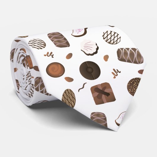 Chocolade Snoepjes Stropdas (Opgerold)
