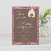 Chocolade Spa Weekend Getaway Bachelorette Party Kaart (Staand voorkant)