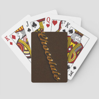 Chocolade speelkaarten
