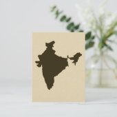 Chocolade Spice Moods India Briefkaart (Staand voorkant)