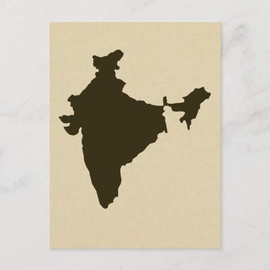 Chocolade Spice Moods India Briefkaart (Voorkant)