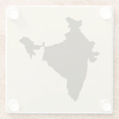 Chocolade Spice Moods India Glazen Onderzetter (Achterkant)