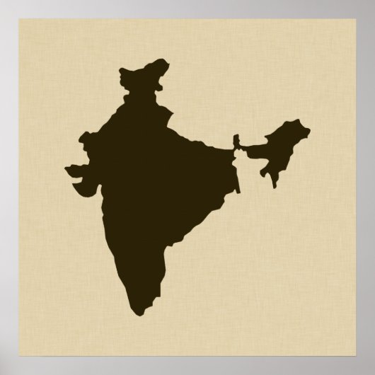 Chocolade Spice Moods India Poster (Voorkant)