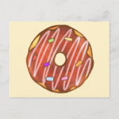 Chocolade Sprinkle donut Briefkaart (Voorkant)
