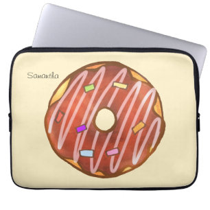 Chocolade Sprinkle donut Laptop Sleeve