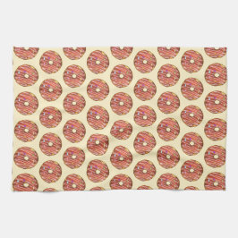 Chocolade Sprinkle donut Theedoek