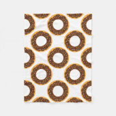 Chocolade Sprinkle Donuts Fleece Blanket Deken (Voorkant)