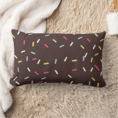 Chocolade Sprinkle Lumbar Pillow Kussen (Deken)