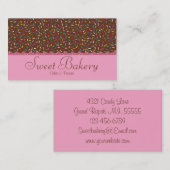 Chocolade Sprinkles Bakery Visitekaartje (Voorkant / Achterkant)