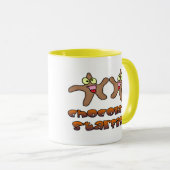 Chocolade Starfish Mok (Voorkant rechts)