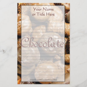 Chocolade Stationery Briefpapier