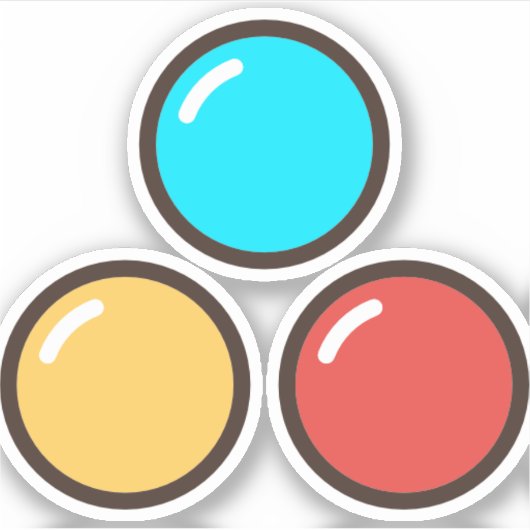 chocolade sticker (Voorkant)