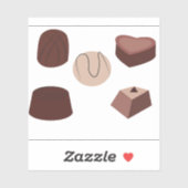 Chocolade Sticker (Vel)