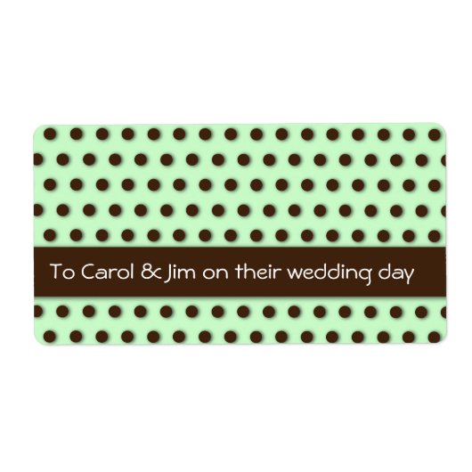 Chocolade Stippen! Etiket (Voorkant)