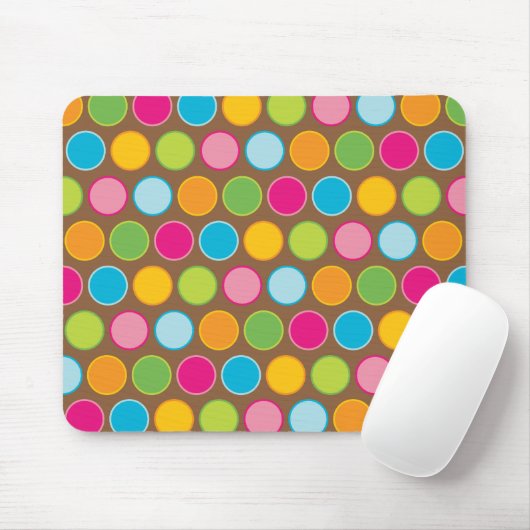 Chocolade Stippen Mousepad Muismat (Met muis)