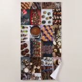Chocolade Strandlaken (Voorkant)