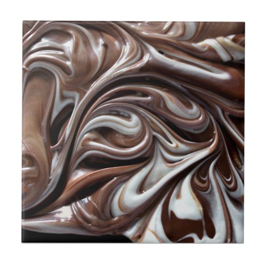 chocolade-strijktegel tegeltje (Voorkant)