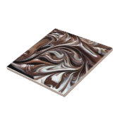 chocolade-strijktegel tegeltje (Zijkant)