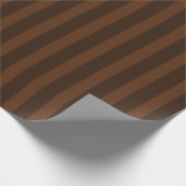 Chocolade Stripes Wrapping Paper Cadeaupapier (Hoek)