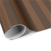 Chocolade Stripes Wrapping Paper Cadeaupapier (Rol Hoek)