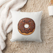 Chocolade Strooi Donut Kawaii Kussen Kussenhoes (Deken)