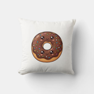 Chocolade Strooi Donut Kawaii Kussen Kussenhoes