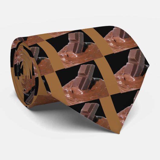 Chocolade Stropdas (Opgerold)