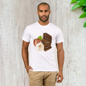 Chocolade stukken Mannen T-shirt