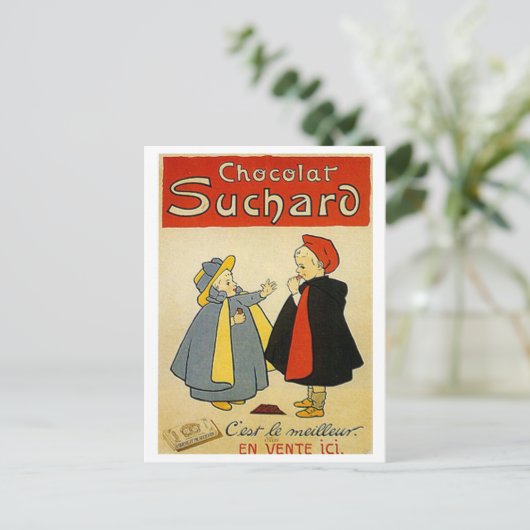 Chocolade Suchard 2 Briefkaart (Staand voorkant)