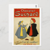 Chocolade Suchard 2 Briefkaart (Voorkant / Achterkant)