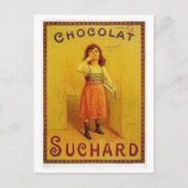 Chocolade Suchard Vintage Ad Briefkaart (Voorkant)